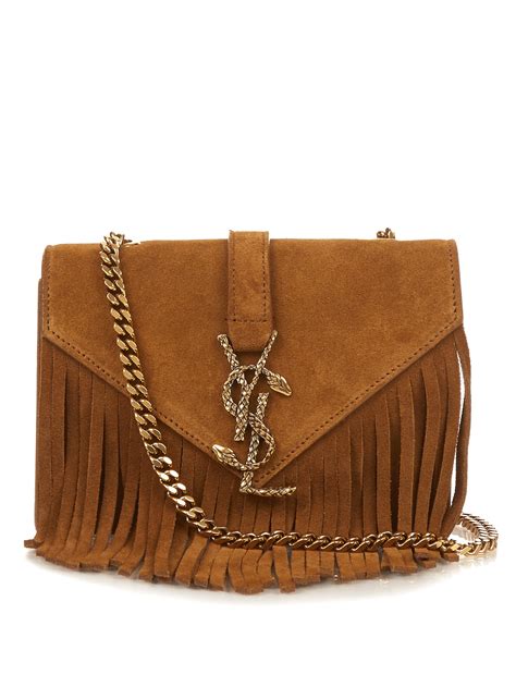 ysl fringe crossbody|saint laurent crossbody bag.